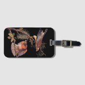 Red Shoulked Hawk Audubon Bird of Prey Bagagelabel (Voorkant (horizontaal))