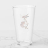Red Shoulked Hawk Audubon Bird of Prey Glas (Achterkant)