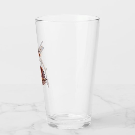 Red Shoulked Hawk Audubon Bird of Prey Glas (Links)