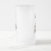 Red Shoulked Hawk Audubon Bird of Prey Matglas Bierpul (Center)