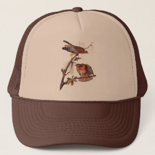 Red Shoulked Hawk Audubon Bird of Prey Trucker Pet