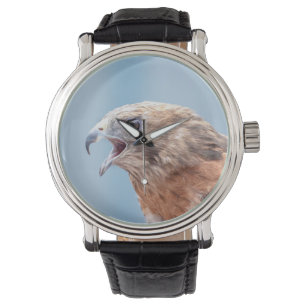 Red Shoulked Hawk Horloge
