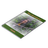 Red Shoulked Hawk Notitieboek (Linkerzijde)