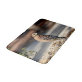 Red Shoulked Hawk op een rots Badmat (Gekanteld)