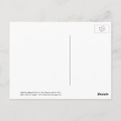 Red Shoulked Hawk op een rots Briefkaart (Achterkant)