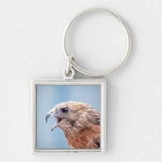 Red Shoulked Hawk Sleutelhanger (Voorkant)