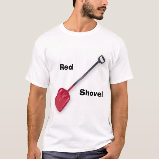 Red Shovel T-shirt (Voorkant)