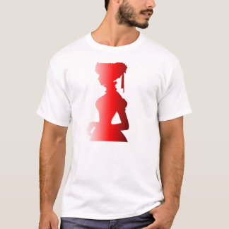 Red Silhouette 1800 Mode Engeland Vrouw 1 T-shirt