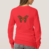 Red Silk Moth Shirt (Achterkant)