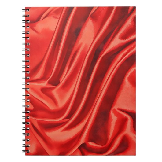 Red Silk Romantic Style Journal Notitieboek (Voorkant)
