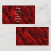 Red Silky Visitekaartje (Voorkant / Achterkant)