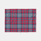 Red Silver en Blue Pset Fleece Deken (Voorkant (Horizontaal))