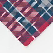 Red Silver en Blue Pset Fleece Deken (Hoek)