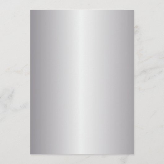 Red Silver Heart Balloons Valentine's Day Party Kaart (Achterkant)