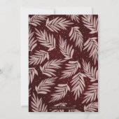 Red Silver Merry Arch Botanical Holiday Card Feestdagenkaart (Achterkant)