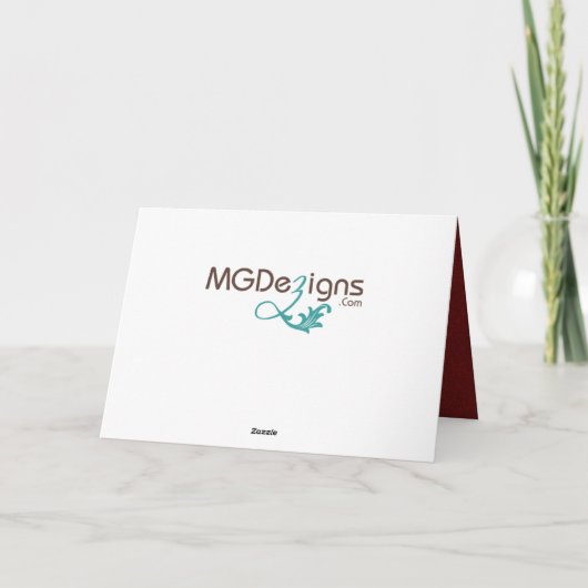 Red Silver Snowflakes Winter bruiloft Bedankt (Achterkant)