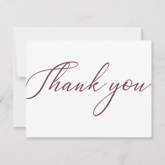 Red Simple Business Package - Hartelijk dank voor  Bedankkaart (Voorkant)