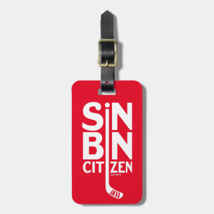 Red Sin Bin Citizen Hockey Bag Bagagelabel