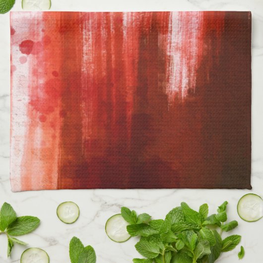 Red Sined Halloween Theedoek (Gevouwen)