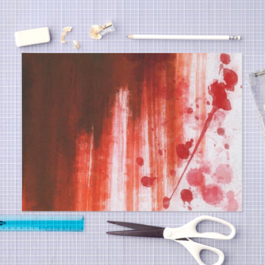 Red Sined Halloween Tissuepapier (Craft)