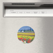 Red Skagit Valley, Mount Rainier, Washington, VS Magneet (Insitu (Vaatwasser))