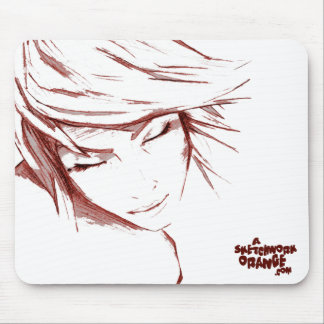 Red Sketchwork Mousepad Muismat
