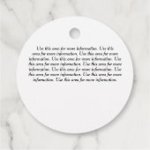 Red Sketchy Heart "Made with Love" Product Label (Achterkant)