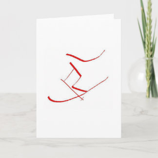 Red Skier Kaart