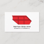 Red Skip, Skip/Dumpster Company Visitekaartje (Voorkant)