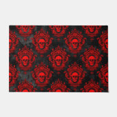 Red Skull en Gothic Black Deurmat (Voorkant)
