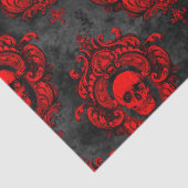Red Skull en Gothic Black, ontkoppeling Tissuepapier (Detail)