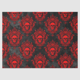 Red Skull en Gothic Black, ontkoppeling Tissuepapier