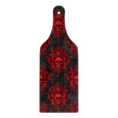 Red Skull en Gothic Black Snijplank (Voorkant)