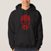 Red Skull Glitch Art Hoodie (Voorkant)