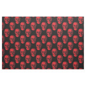 Red Skull Gothic Halloween Creepy Stof (Fat Quarter)