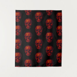 Red Skull Gothic Wandkleed