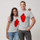 Red Skull Graphic T-Shirt – Bold Gothic Skull Desi (Unisex)