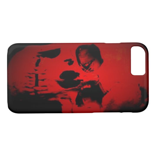 Red Skull iPhone 7 Hoesje (Achterkant (Horizontaal))