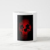 Red Skull Skeleton Fantasy Art Heavy Metal Grote Koffiekop (Voorkant)