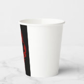 Red Skull Skeleton Fantasy Art Heavy Metal Papieren Bekers (Links)