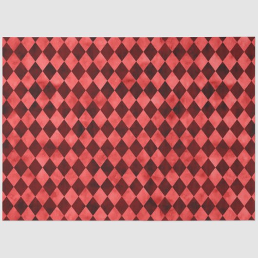 Red Skulls and Sunflower Series Design 10 Tissuepapier (Voorkant)