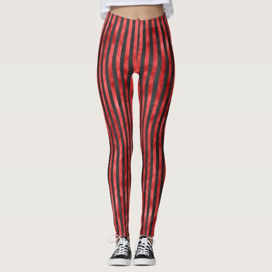 Red Skulls and Sunflower Series Design 11 Leggings (Voorkant)