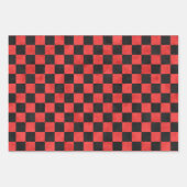 Red Skulls and Sunflower Series Design 5 Inpakpapier Vel (Voorkant)