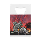Red Sky Armadillos Creditkaart Flessenopener (Achterkant)