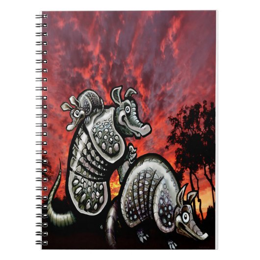 Red Sky Armadillos Notitieboek (Voorkant)