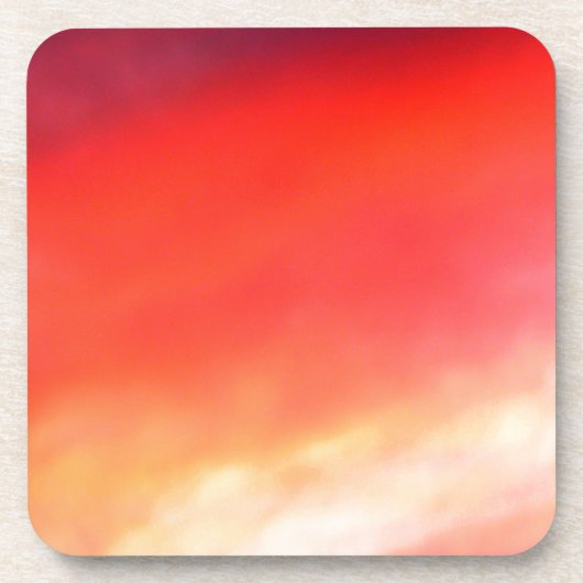 Red Sky bij nacht Drankjes Onderzetter (Voorkant)