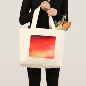 Red Sky bij nacht Grote Tote Bag (Voorkant (product))