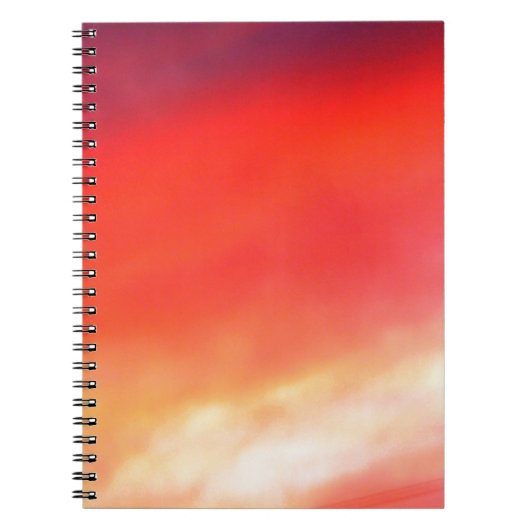 Red Sky bij nacht Notitieboek (Voorkant)