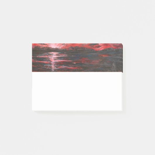 Red Sky bij nacht Post-it® Notes (Voorkant)
