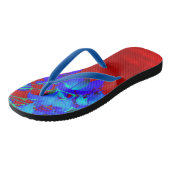 Red Sky Blue laat Teenslippers (Schuin)
